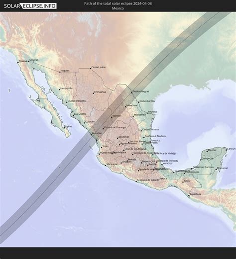Mazatlán, Mexico: Where total solar eclipse first becomes  .